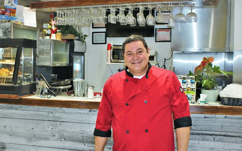 Chef in kitchen